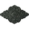 Ekena Millwork Ashford Ceiling Medallion, Hand-Painted Painted Turtle Crackle, 42 3/4"W x 28 7/8"H x 1"P CM42X28ASPTC - alternate 1